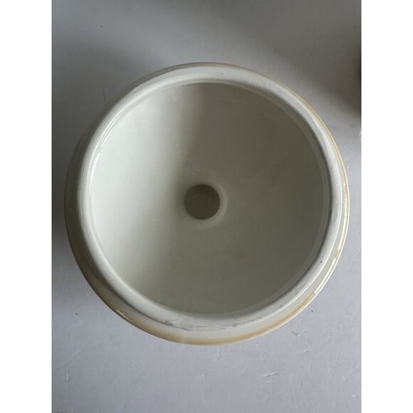 Pier 1 Provence‎ Large 10 in Cookie Jar Canister w/ Lid Fruit Pattern Farmlife - Picture 6 of 11